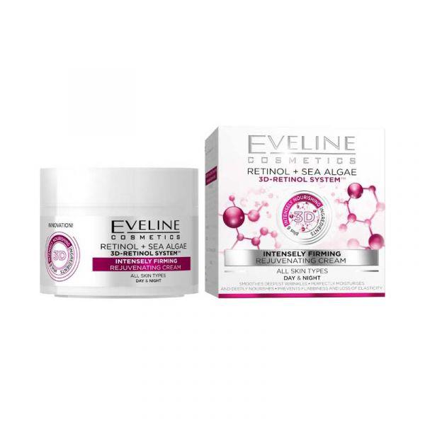 Eveline Retinol + tengeri algák intenzív feszesítő fiatalító krém 50 ml
