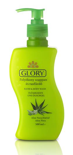 Glory folyékony szappan és tusfürdő Aloe Vera illattal 500 ml