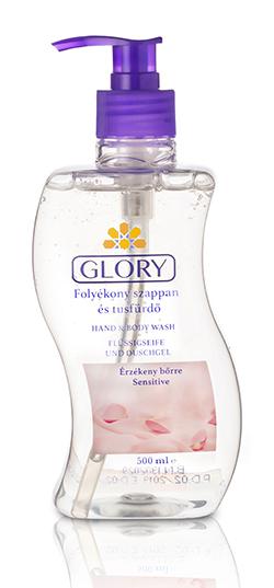 Glory folyékony szappan és tusfürdő Sensitive 500 ml