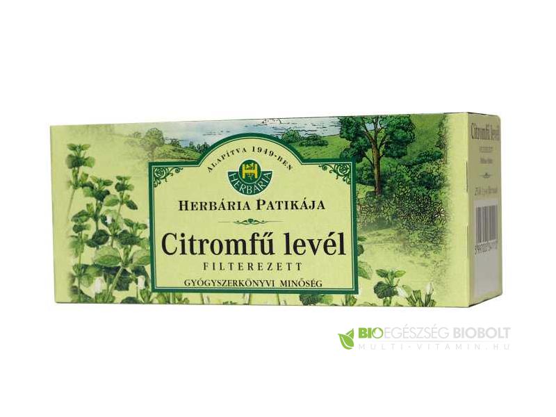 Herbária Citromfű levél filteres tea 25x1g
