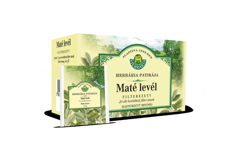 Herbária Maté levél (Mate folium) filteres 20x1.5g
