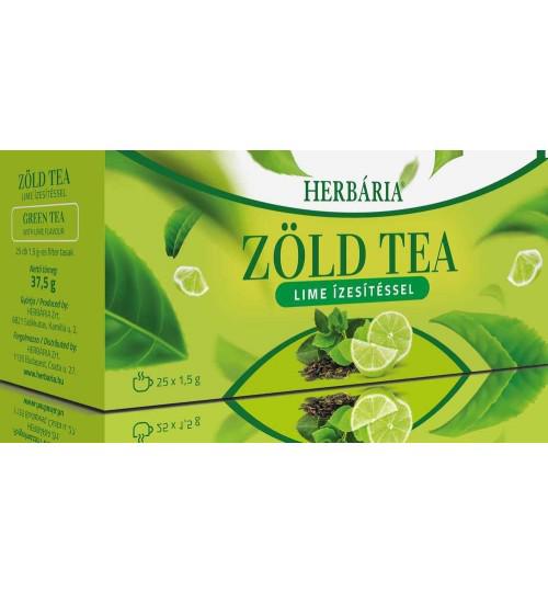 Herbária Zöld tea Lime ízesítéssel 20x1.5g