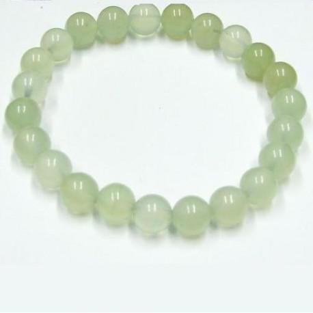 Jáde ásványékszer golyós karkötő - 8 mm