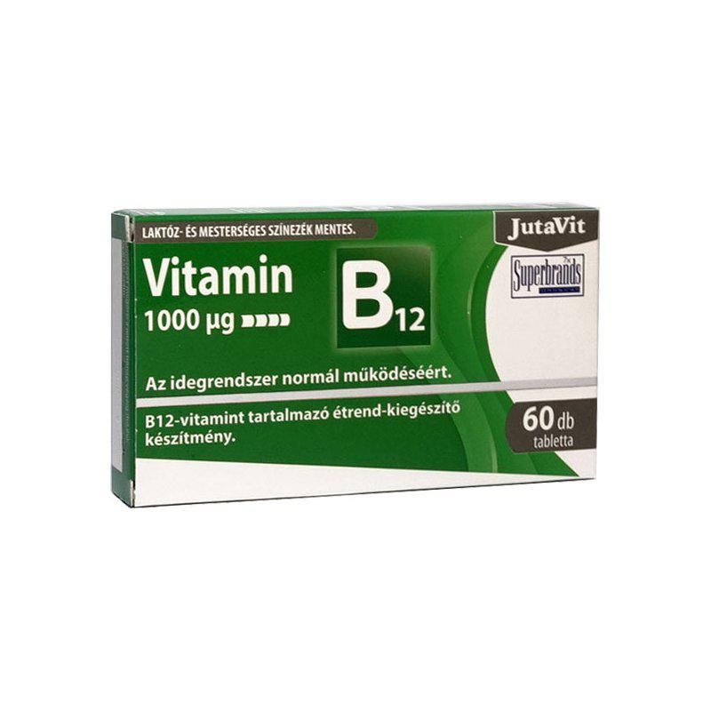 JutaVit B12-vitamin tabletta - 60 szem