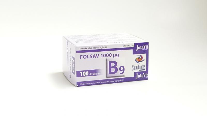 Jutavit Folsav 1000mg 100 szem