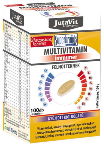 JutaVit Multivitamin Immuner filmtabletta felnőtteknek