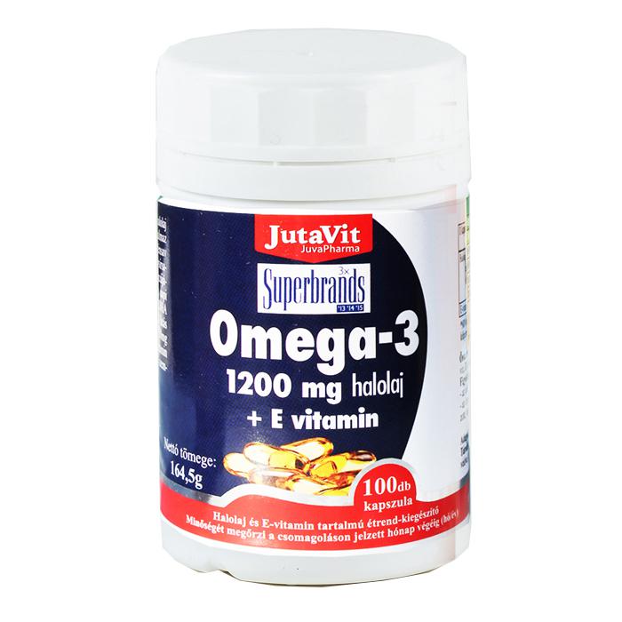 JutaVit Omega-3 + E-vitamin kapszula - 100 szem