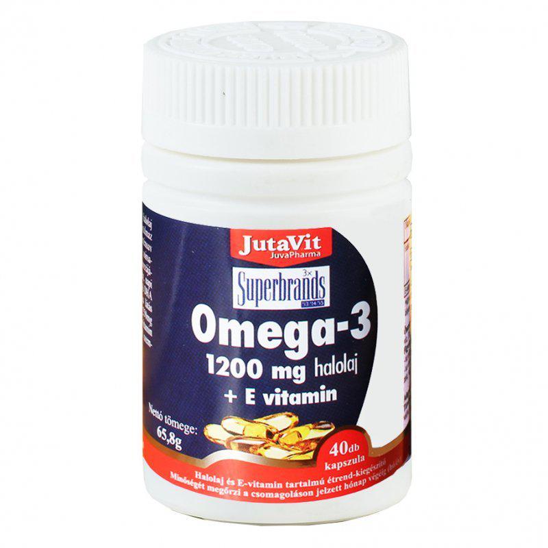 JutaVit Omega-3 + E-vitamin kapszula - 40 szem
