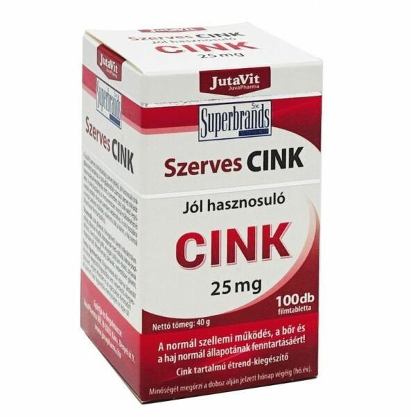 JutaVit Szerves cink filmtabletta