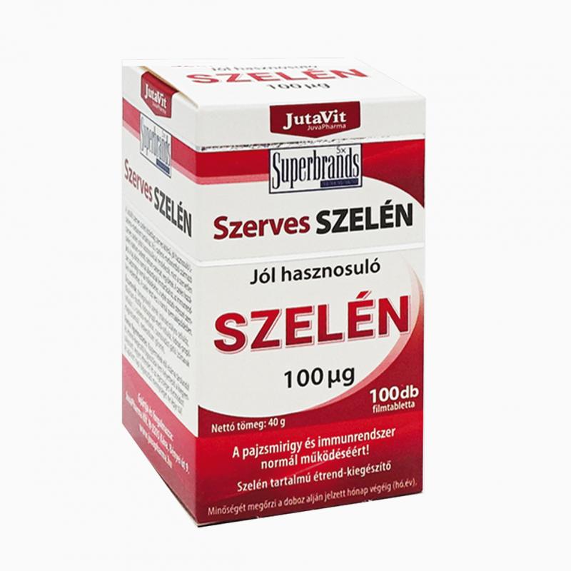 JutaVit Tabletta Szelén 100mcg 100 szem