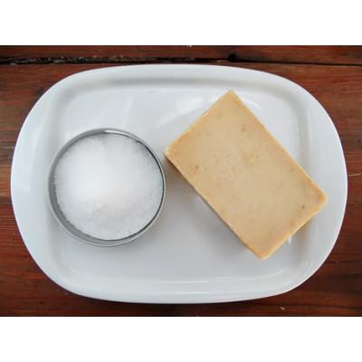 Kézműves háziszappan natúr+parajdi só - 80 g
