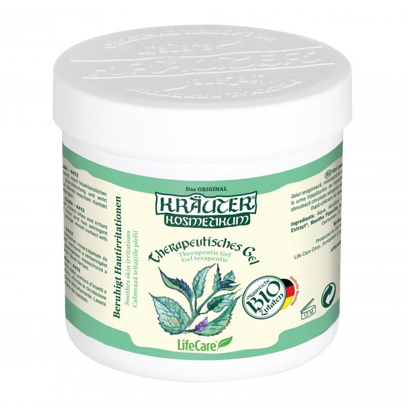 Kräuter® bőrirritációt enyhítő gél, BIO mentával - 250 ml