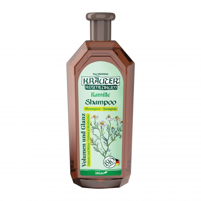 Kräuter® hajdúsító sampon a csillogó hajért, BIO kamillával - 500 ml