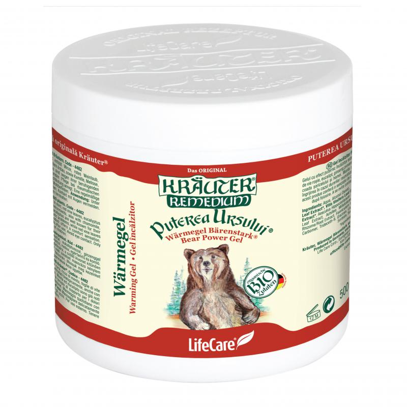 Kräuter® Medve Erő® reuma elleni gél, BIO gyógynövényekkel 500 ml