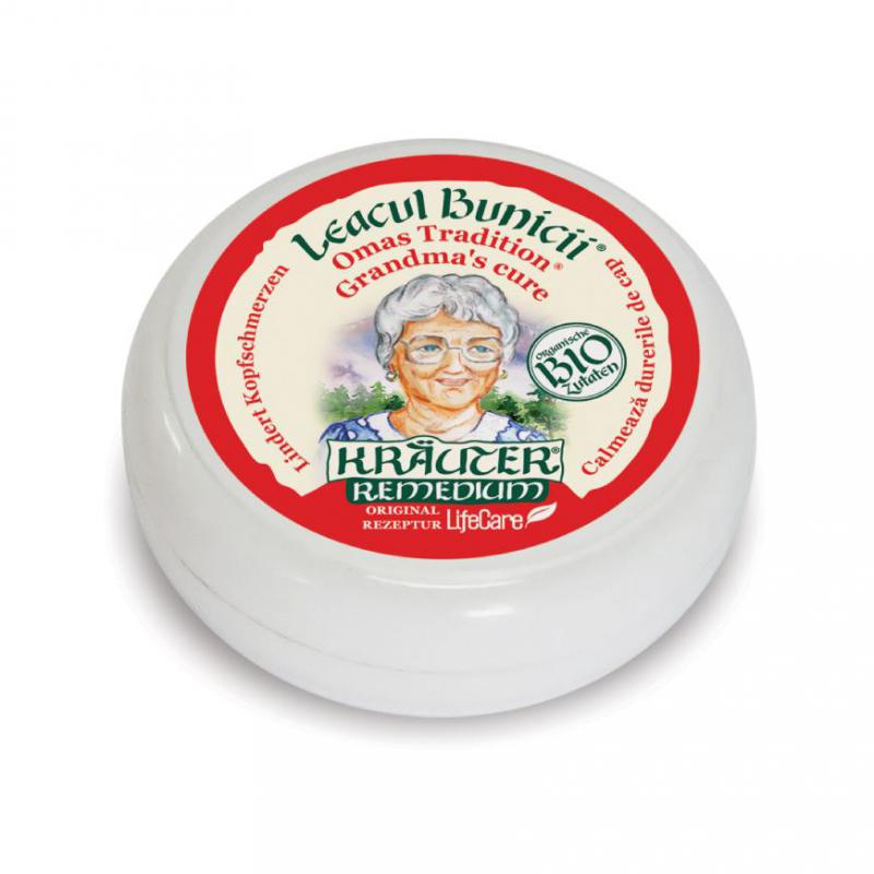 Kräuter® „Nagymama csodaszere” fejfájás elleni balzsam, BIO gyógynövényekkel - 15 ml