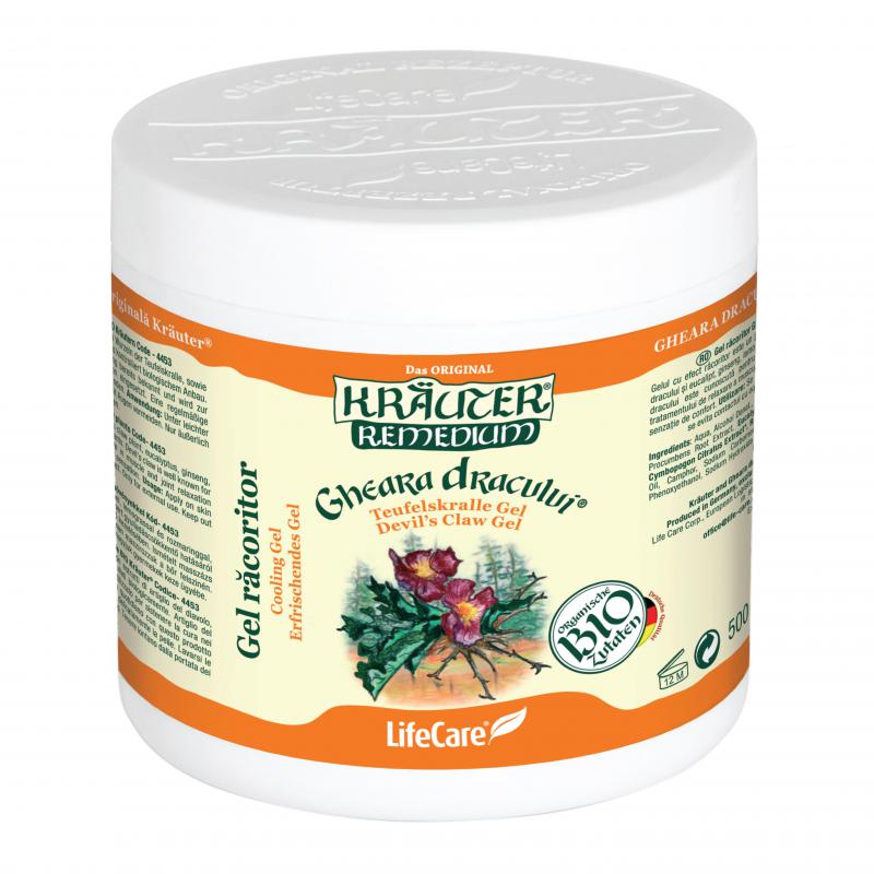 Kräuter® Ördögcsáklya® gyulladáscsökkentő gél, BIO gyógynövényekkel - 500 ml