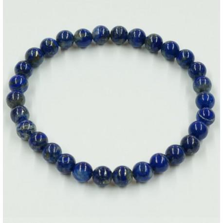 Lapis lazuli ásványékszer golyós karkötő - 6 mm