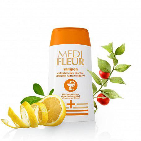 MEDIFLEUR sampon cukorbetegek részére viszkető, száraz fejbőrre 150 ml
