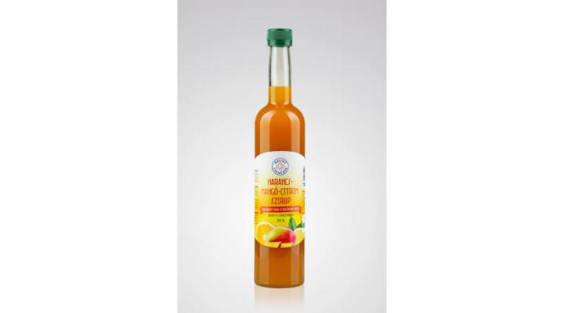 NARANCS-MANGÓ-CITROM SZIRUP - 500 ml
