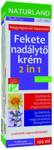 NATURLAND Fekete nadálytő krém 2 in 1- 100 ml