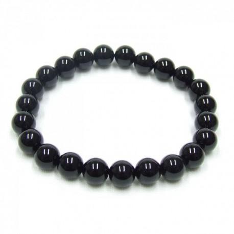 Ónix ásványékszer golyós karkötő - 8 mm