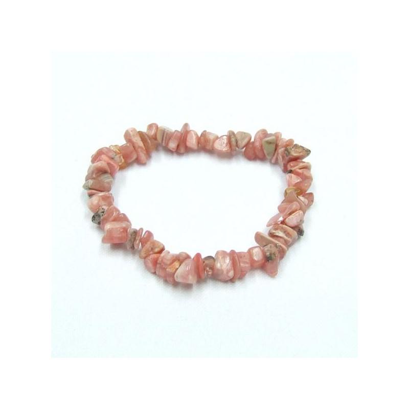 Rodokrozit ásványékszer szemcse karkötő