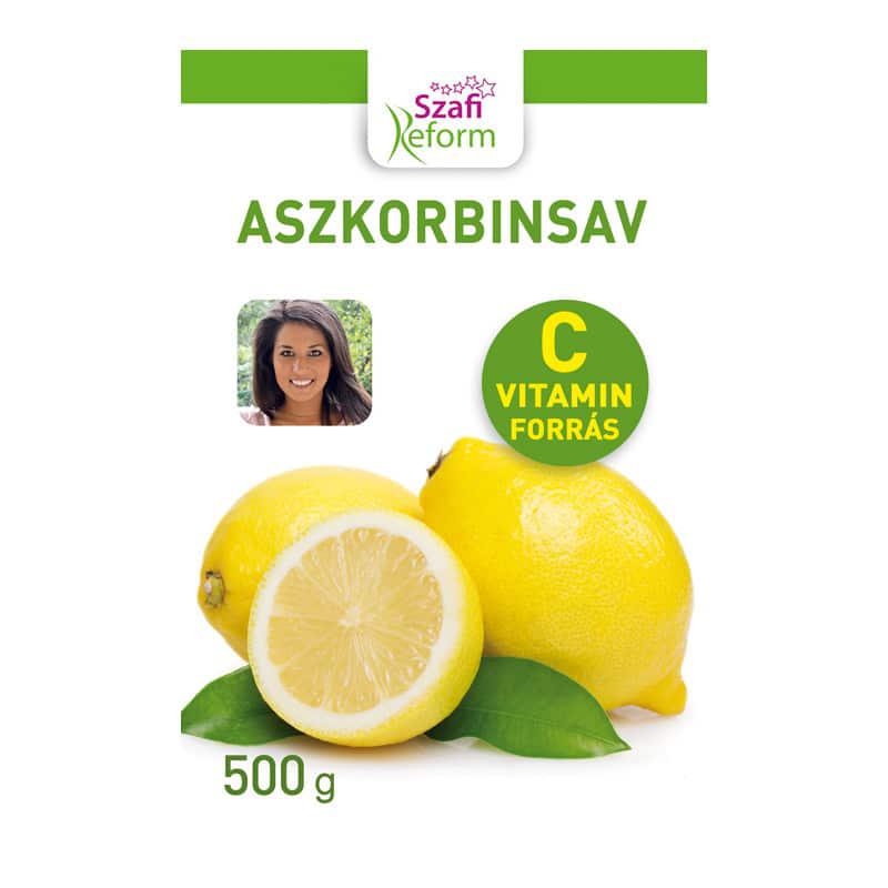 Szafi Reform aszkorbinsav (C-vitamin) 500 g