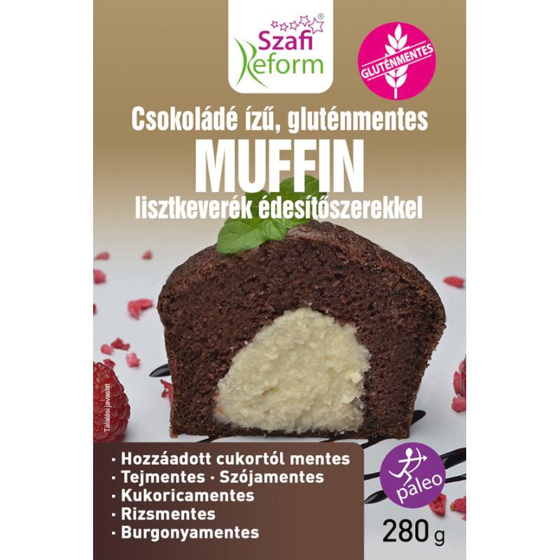 Szafi Reform Étcsokoládé ízű muffin lisztkeverék 280 g