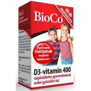 BioCo® D3-vitamin 400 rágótabletta 60 db