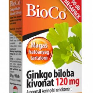 BioCo® Ginkgo Biloba kivonat 120 mg tabletta 90 db