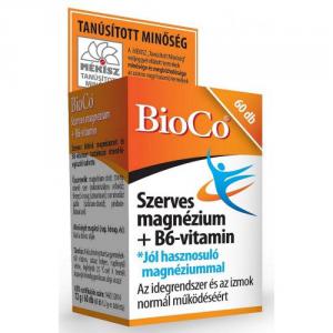 BioCo® Szerves Magnézium + B6-vitamin tabletta 60 db