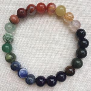 Color egyedi ásvány karkötő