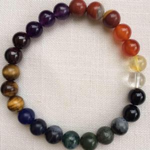 Color egyedi ásvány karkötő