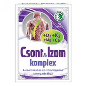Dr Chen Csont és Izom komplex tabletta K2+D3+Ca+Mg - 30 szem