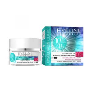 Eveline Hyaluron Clinik 50+ nappali és éjszakai ráncfeltöltő krém 50 ml