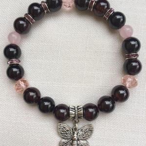 Gránát egyedi ásvány karkötő