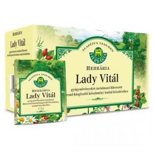 Herbária Lady Vitál gyógynövényeket tartalmazó filteres tea 20x1.5g