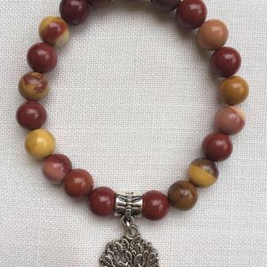 Jaspis egyedi ásvány karkötő