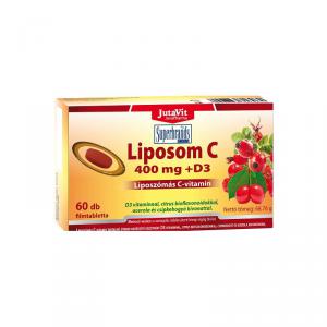 JutaVit Liposom liposzómás C-vitamin 400mg + D3-vitamin tabletta - 60 szem