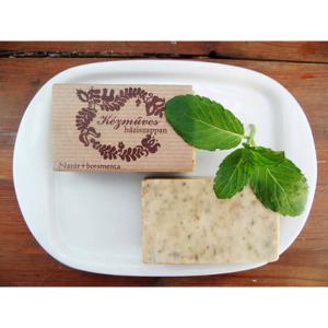 Kézműves háziszappan natúr+borsmenta - 80 g