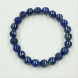 Lapis lazuli ásványékszer golyós karkötő - 8 mm