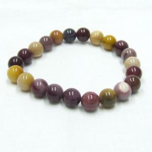 Mookait ásványékszer golyós karkötő - 8 mm