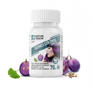 Natur Tanya Szerves szőlőmag és ginkgo biloba 70 db