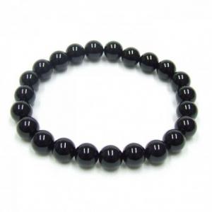 Ónix ásványékszer golyós karkötő - 8 mm