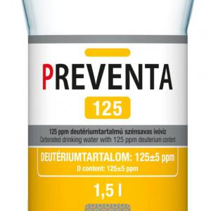 Preventa 125 szénsavmentes csökkentett deutériumtartalmú ivóvíz 1.5 L