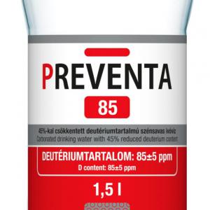Preventa 85 szénsavmentes csökkentett deutériumtartalmú ivóvíz 1.5 L