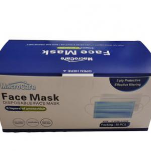 Szájmaszk sebészeti 3 rétegű 50 db