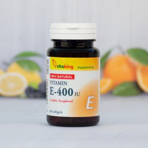 Vitaking E-vitamin 400NE természetes 60 szem