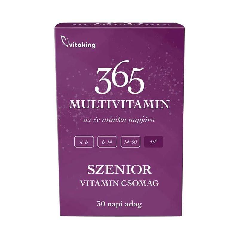 Vitaking 365 Multivitamin Szenior csomag