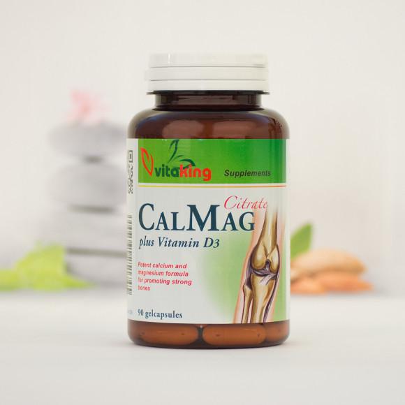 Vitaking CalMag plus D3-vitamin - 90 szem